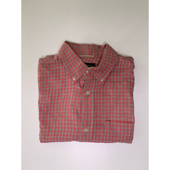 Banana Republic Red Button Down Shirt - MEDIUM - Picture 1 of 5